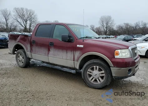 2006 Ford F150 Supercrew из США, поврежденный, VIN 1FTPW14556KA80272